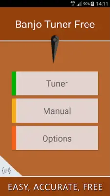 Banjo Tuner android App screenshot 0