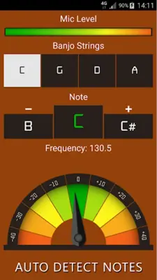 Banjo Tuner android App screenshot 2