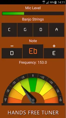 Banjo Tuner android App screenshot 3